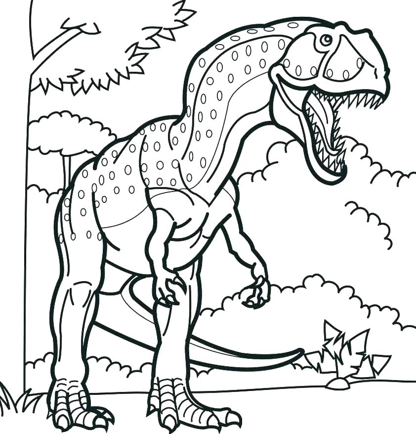 842x877 Free Coloring Pages Dinosaurs Shippa.co