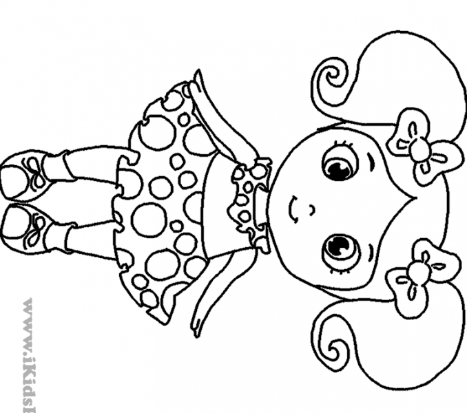 678x600 Little Girl Coloring Pages Little Girl Coloring Pages Stunning
