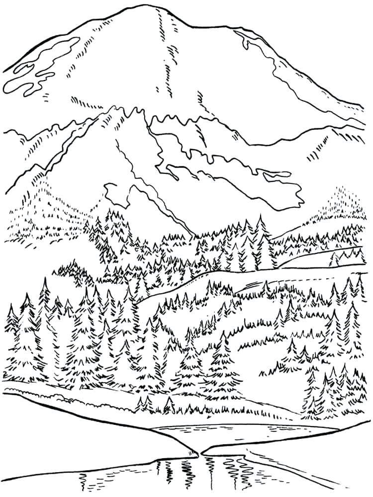750x1000 Smoky Mountain Coloring Pages Coloring Pages Mountains