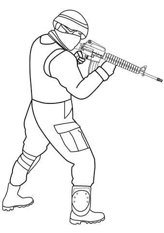 339x480 Special Forces Soldier Coloring Page Free Printable Coloring Pages