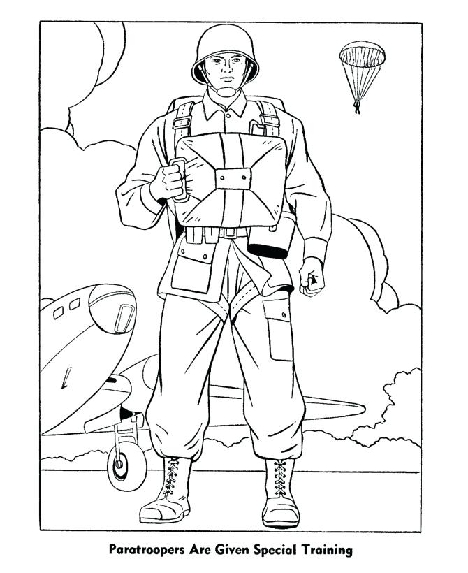 670x820 Soldier Coloring Pages