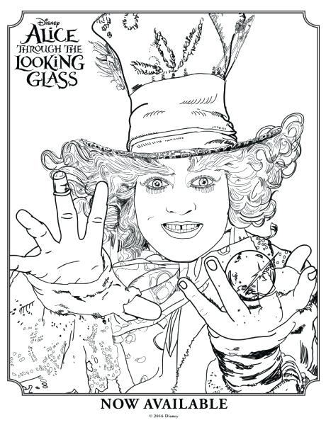 460x600 Alice In Wonderland Characters Coloring Pages Alice In Wonderland