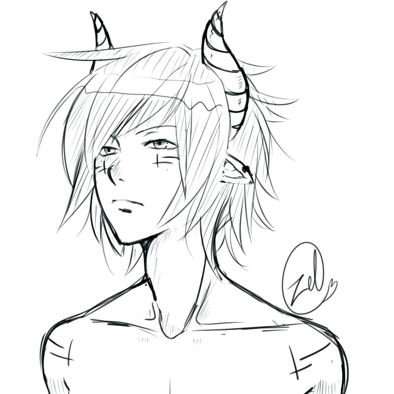 800x800 Anime Boy Coloring Pages Anime Guy Coloring Pages Anime Demon Boy