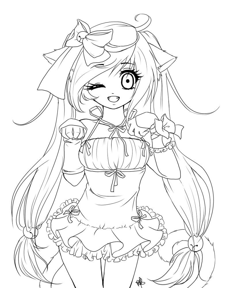 800x1000 Anime Girl Coloring Pages Within Studynow Me 10854 Unknown Anime