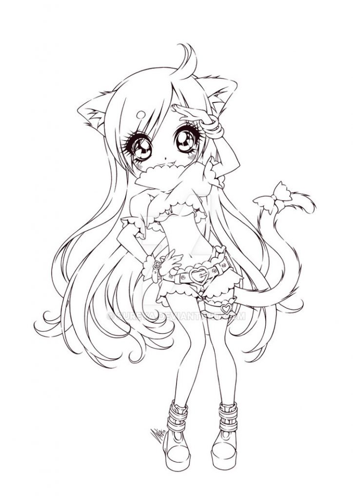 724x1024 Aphmau Coloring Pages