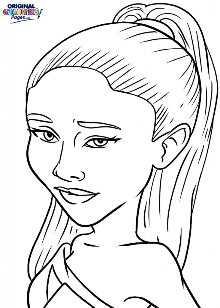 733x1024 Ariana Grande Coloring Pages Elegant Ariana Grande Coloring Pages