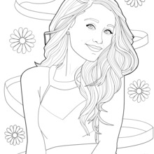 220x220 Coloring Picture Of Ariana Grande Coloring Pages
