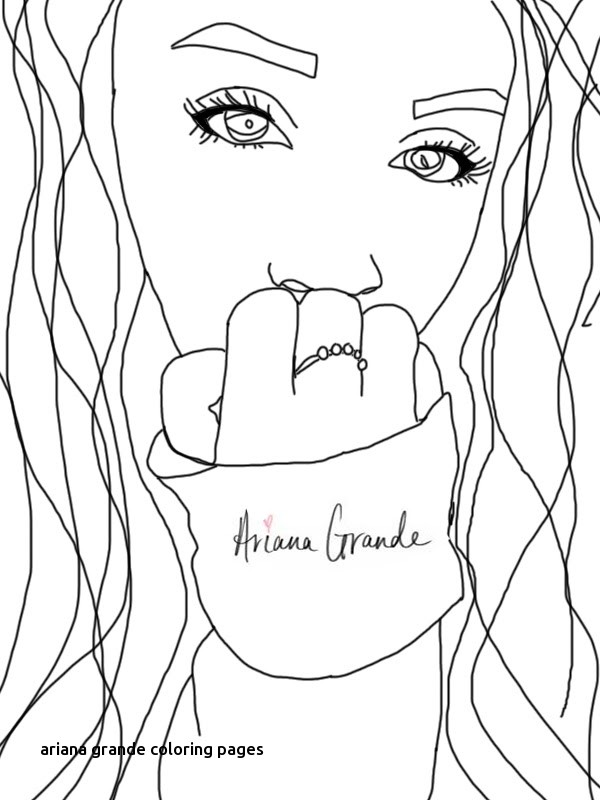 600x800 Ariana Grande Coloring Pages