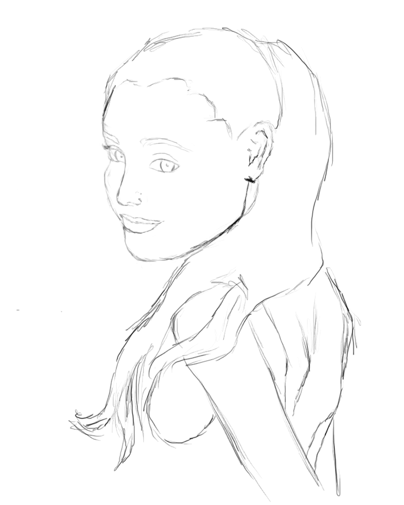800x1000 Ariana Grande Coloring Pages 574085 Within
