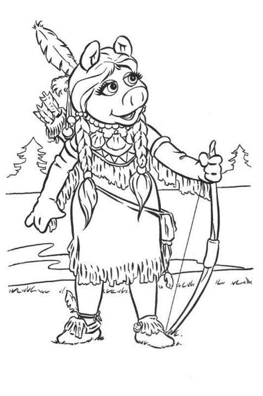 532x800 Muppet Show Holding Arrows Muppet Show Coloring Pages