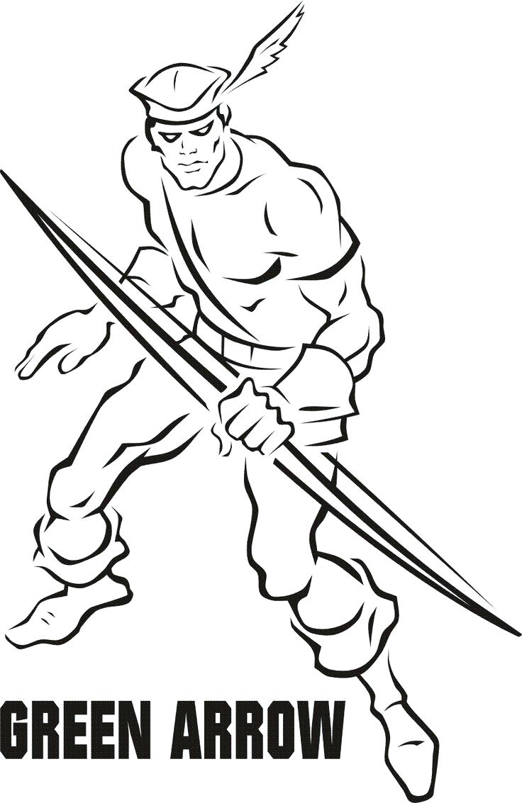 736x1133 Coloring Page ~ Green Arrow Coloring Pages The Logo Page Green