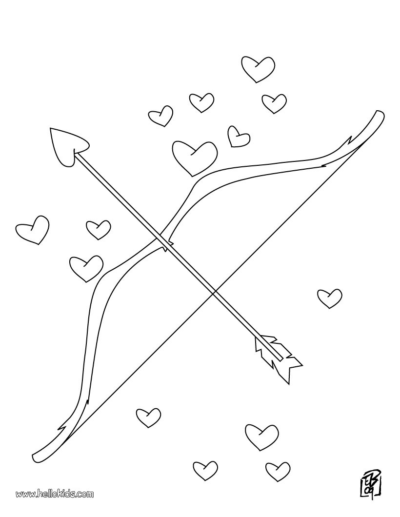 820x1060 Arrow Coloring Pages Print