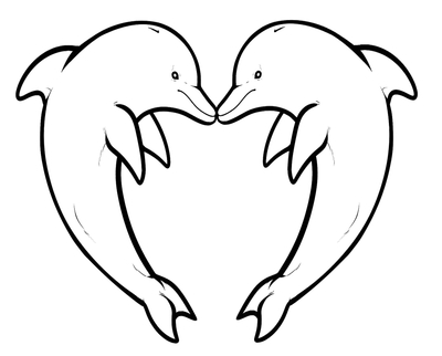 400x322 Baby Dolphin Coloring Pages Page Image Clipart Images