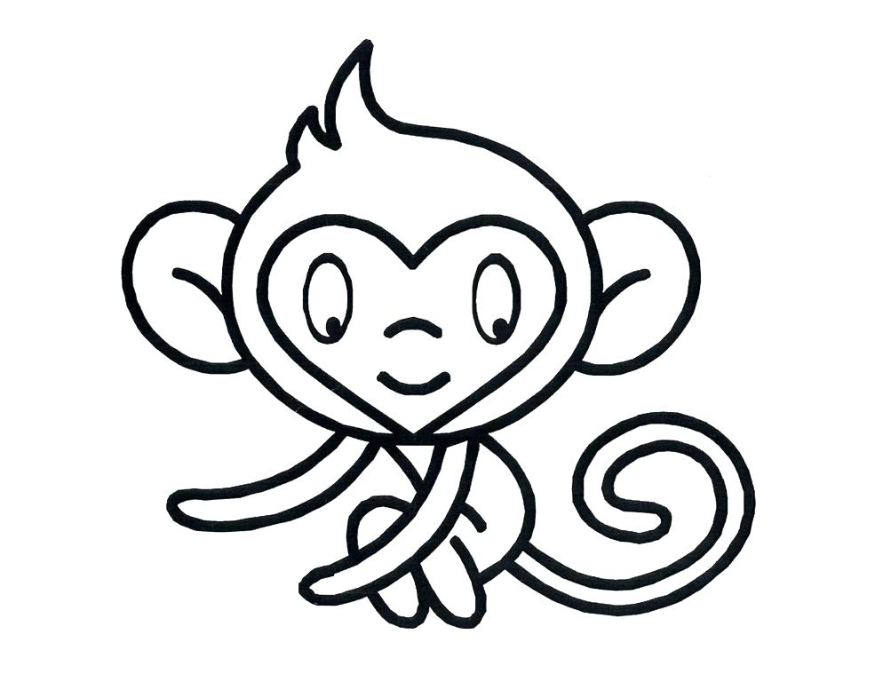 994x768 Cute Baby Monkey Coloring Pages Cute Monkey Coloring Pages Baby