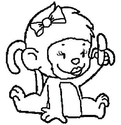 396x408 Lovely Free Printable Monkey Coloring Pages Coloring Pages Monkeys