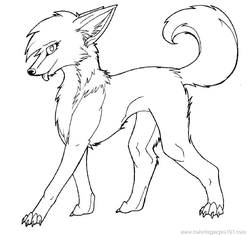 800x763 Cute Wolf Coloring Pages Cute Wolf Coloring Pages Anime Wolf