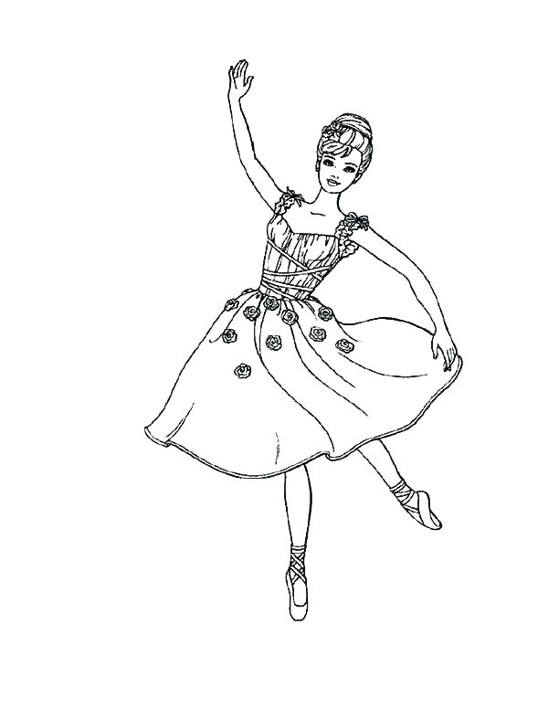600x776 Ballet Colouring Pages Free Ballerina Coloring Pages Ballet