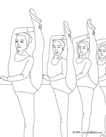 Coloring Pages Of Ballet Dancers