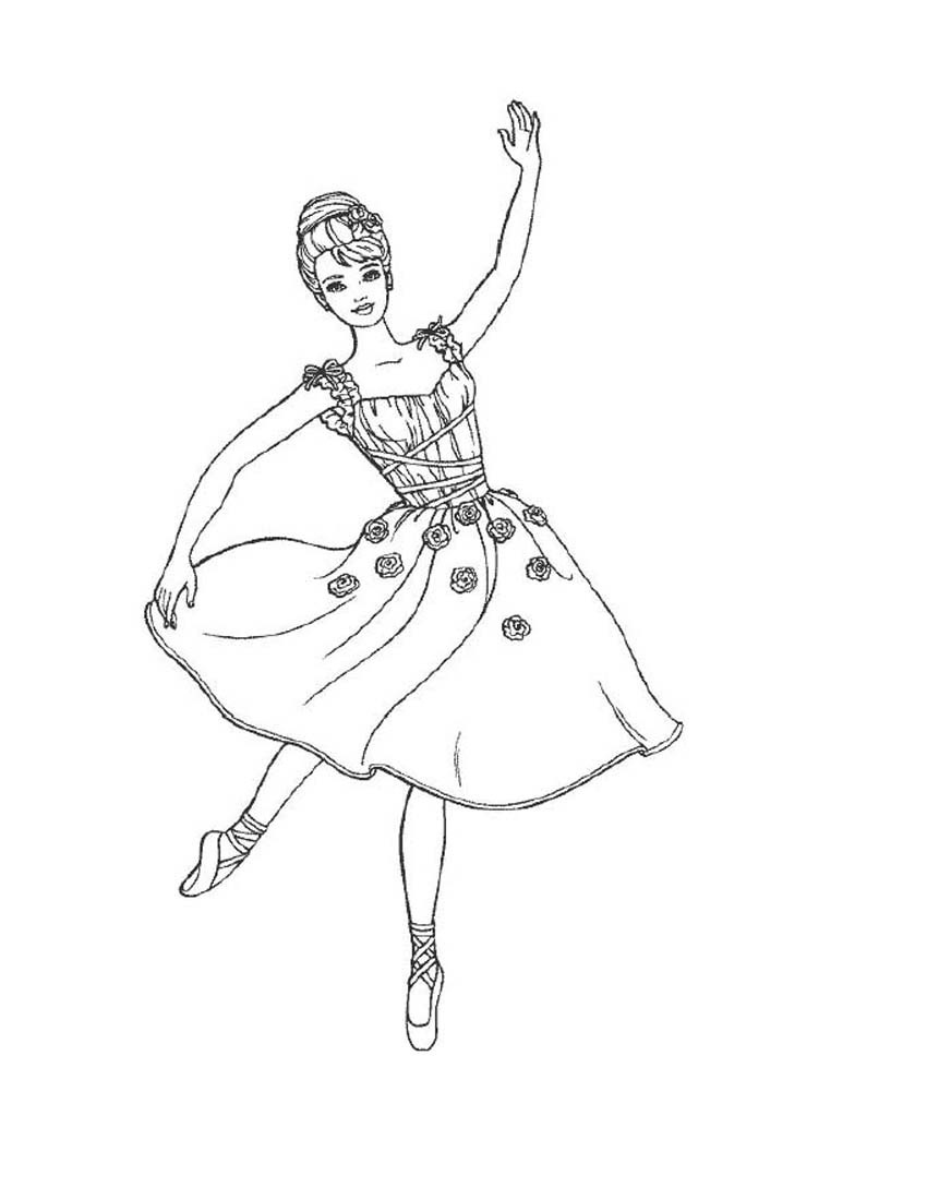 850x1100 Free Printable Ballet Coloring Pages For Kids
