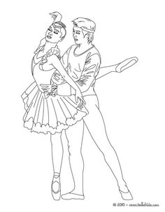 236x304 Ballet Dancers Coloring Pages For Teenagers And Adults Drawings