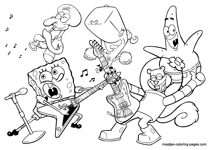 842x595 Rock Band Coloring Pages Band Coloring Pages Go Digital With Us