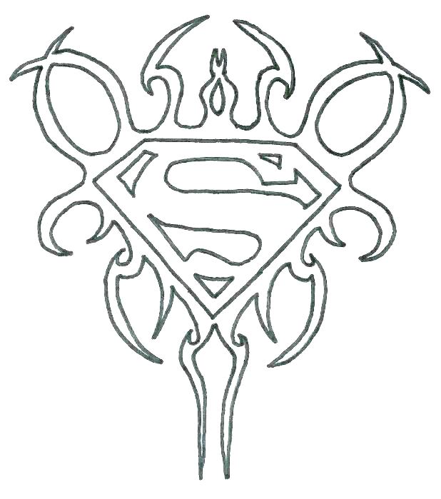 618x699 Free Printable Batman Logo