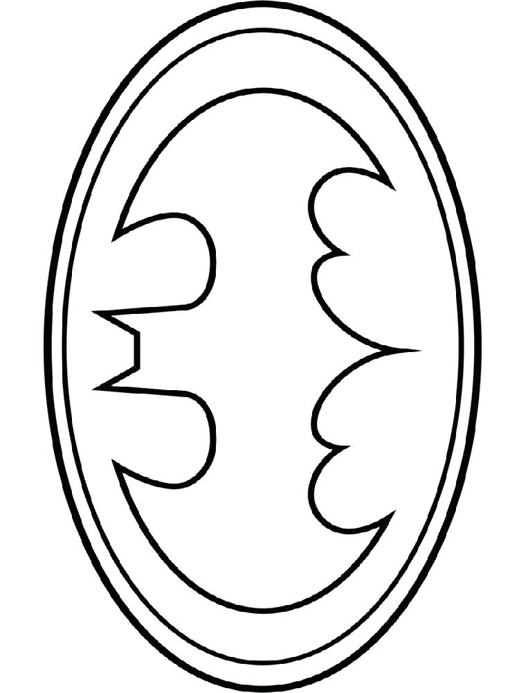 750x1000 Batman Logo Coloring Pages Batman Logo Coloring Pages For Boys 4