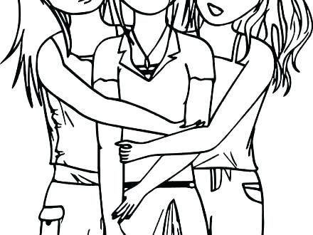 440x330 Best Friend Quotes Coloring Pages Friends Coloring Page Coloring