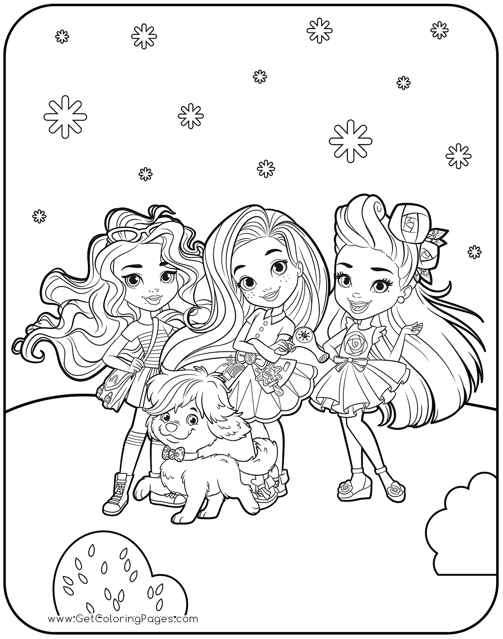 1024x1300 Best Friends Forever Coloring Page