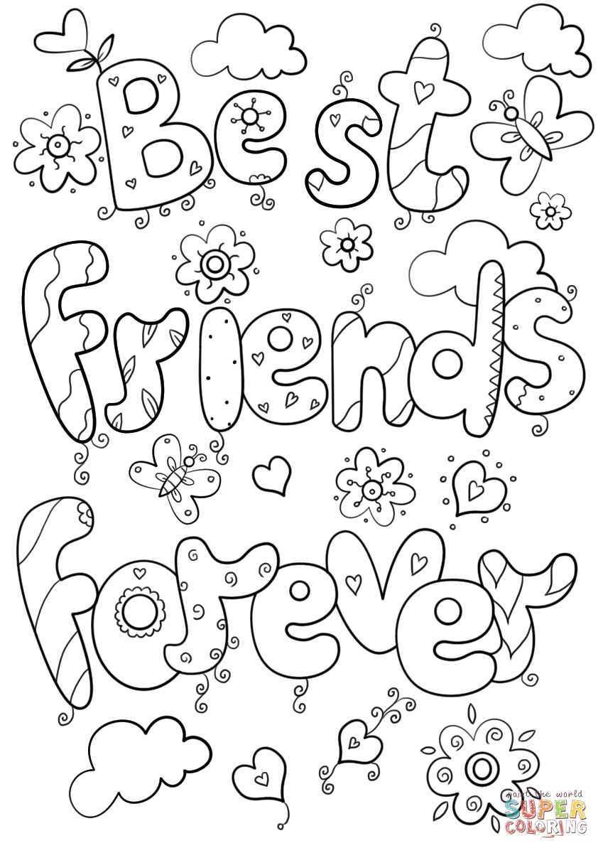 849x1200 Bff Coloring Pages Best Of Best Friends Forever Coloring Page