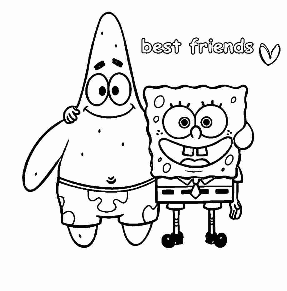 918x932 Four Anime Best Friends Forever Coloring Page Wecoloringpage Fair