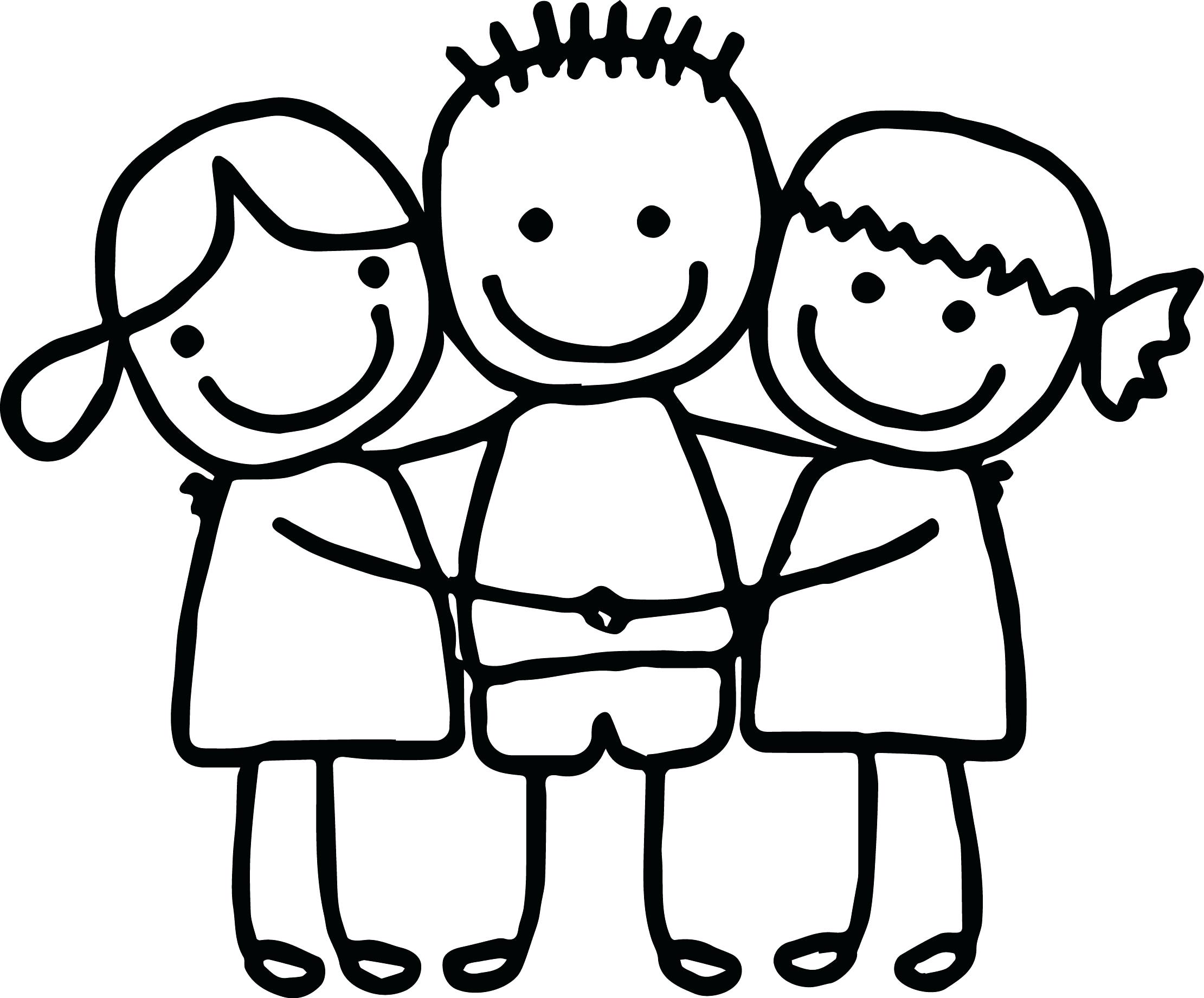 2221x1841 Friendship Coloring Pages Printable Best Friends Cute