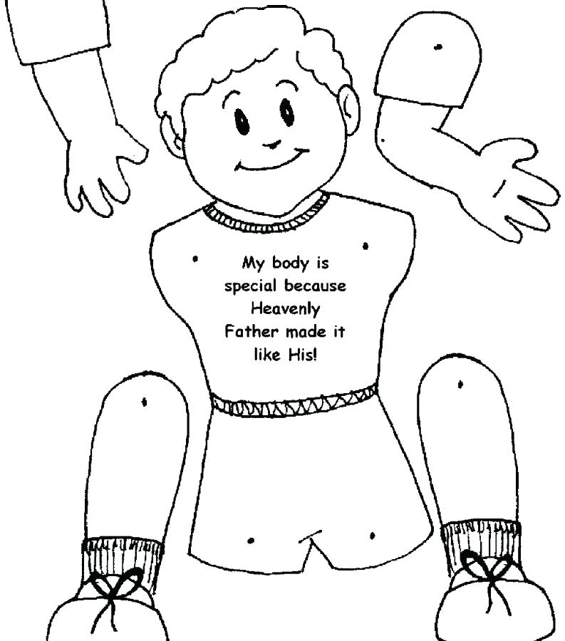 793x900 Coloring Pages Body Parts
