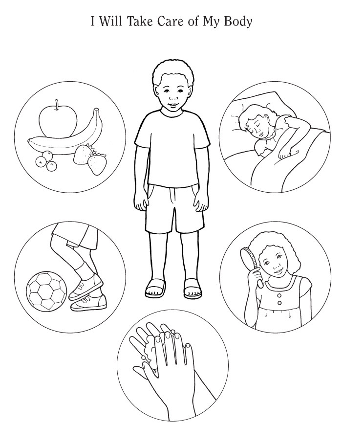 702x914 Human Body Coloring Pages
