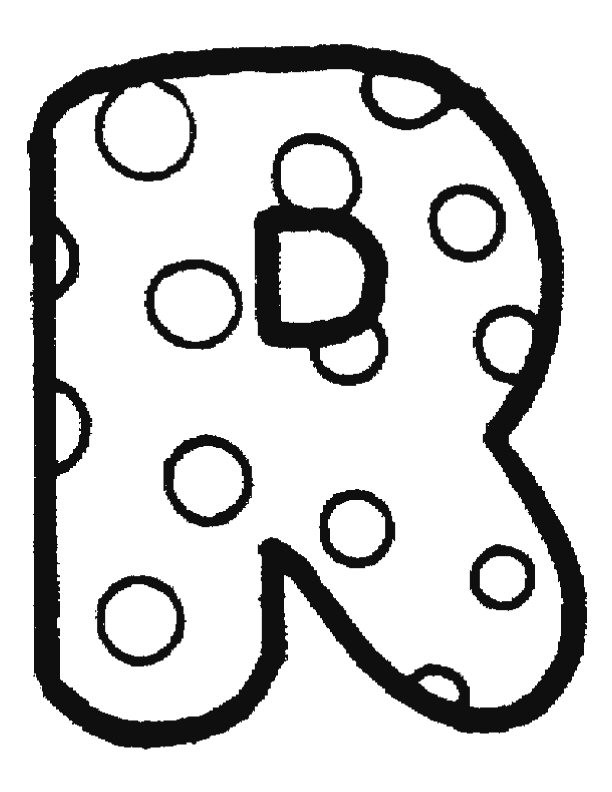 Coloring Pages Of Bubble Letters