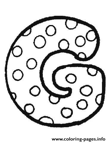 370x480 Bubble Letter G Coloring Pages Printable
