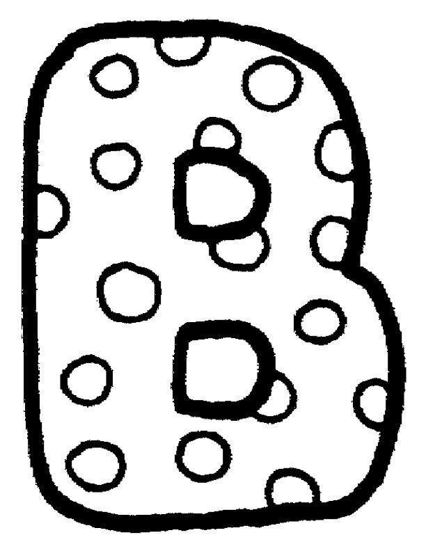 612x792 Bubble Letters Coloring Page Awesome Bubble Letter B Coloring