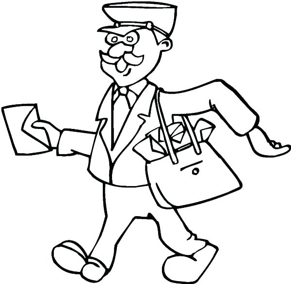 600x586 Career Coloring Pages