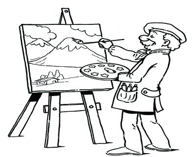 400x322 Career Coloring Pages Career Coloring Pages Financier Coloring