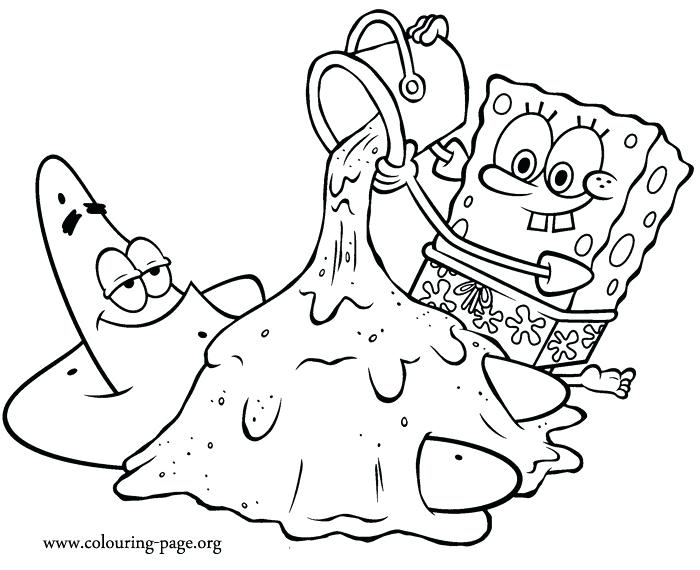 700x570 Spongebob Squarepants Color Pages Cartoon Characters Print Color