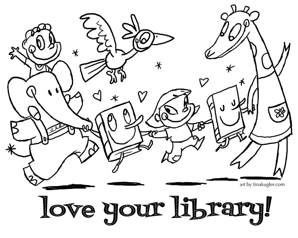 1024x819 Coloring Page Reading Pages Children Kids In Summer