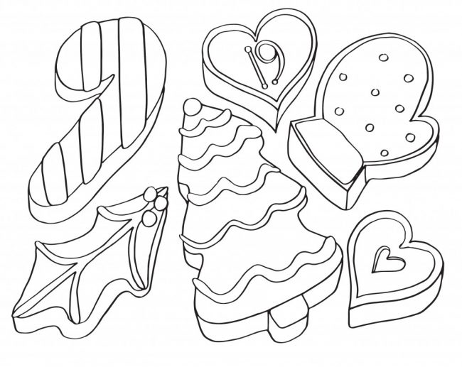 650x517 Christmas Cookie Coloring Pages 3 Nice Coloring Pages For Kids