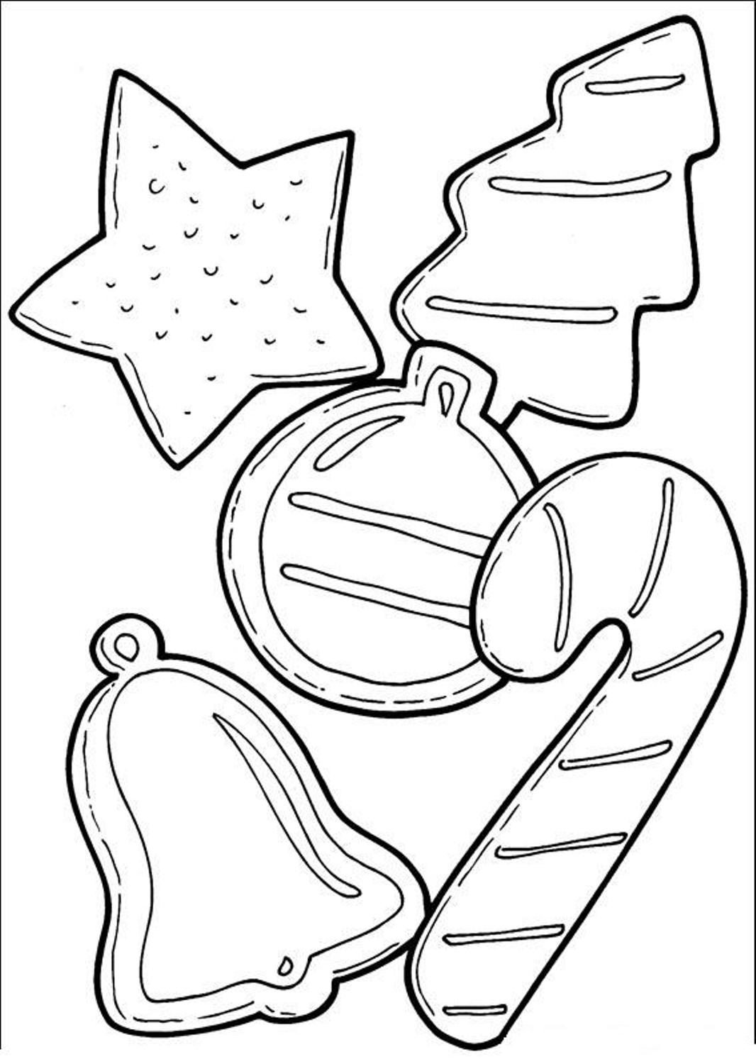 1066x1493 Adult Coloring Pages Christmas Cookies Printable