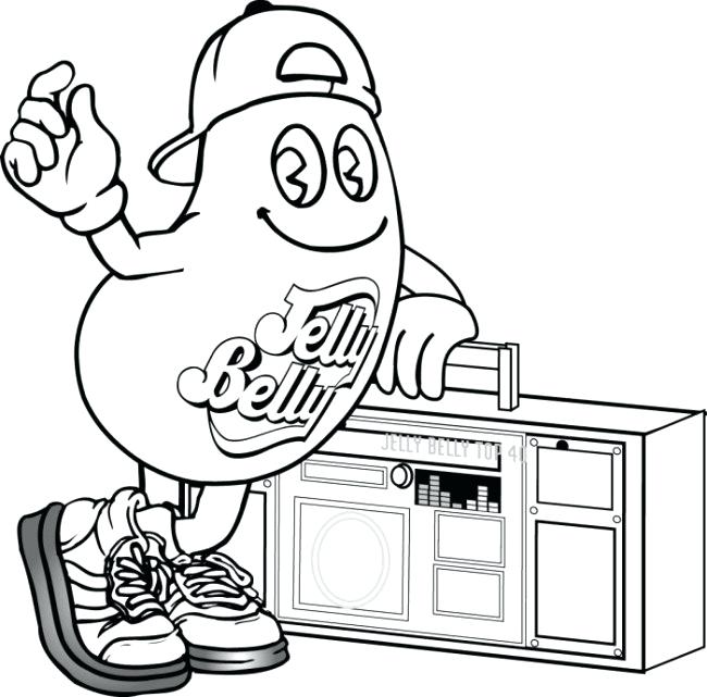 650x641 Cool Color Pages Jelly Belly Coloring Pages Cool Stuff Enjoy