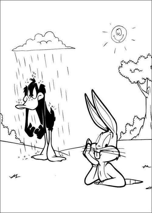 500x700 Find Daffy Duck Coloring Pages, Drawing And Other Daffy Duck Cool