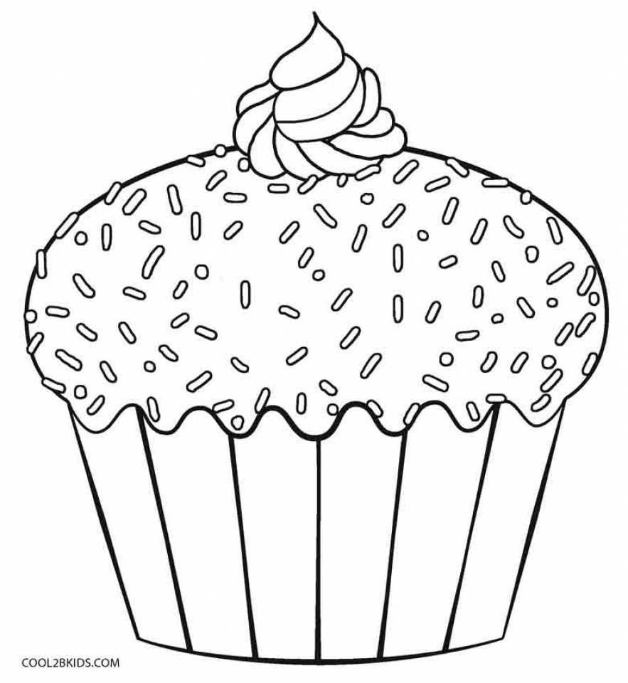 883x960 Liberal Cupcake Coloring Pages To Print Get This Printable 74126