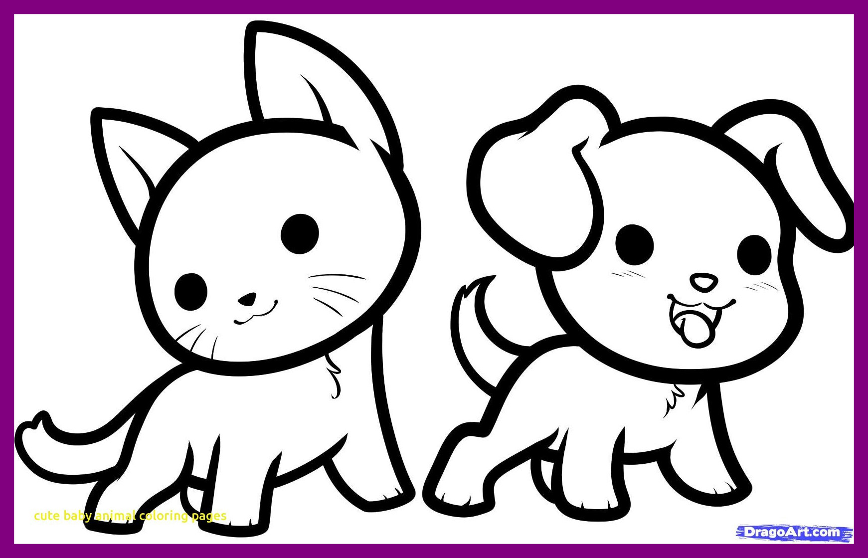Coloring Pages Of Cute Baby Puppies