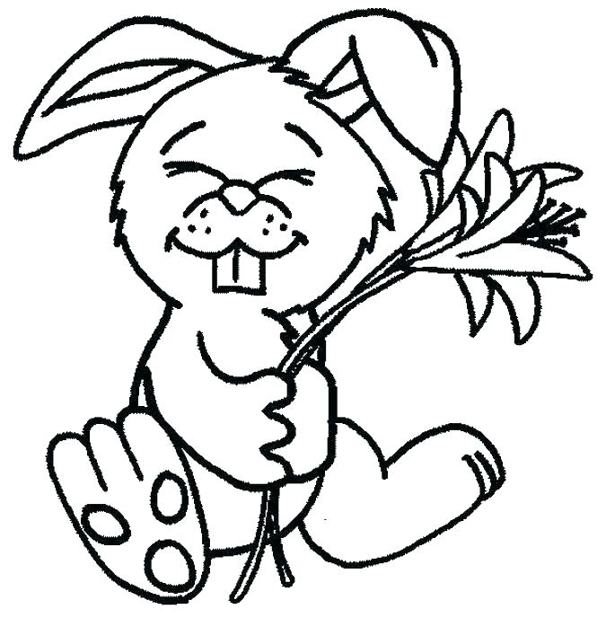 675x688 Printable Bunny Coloring Pages