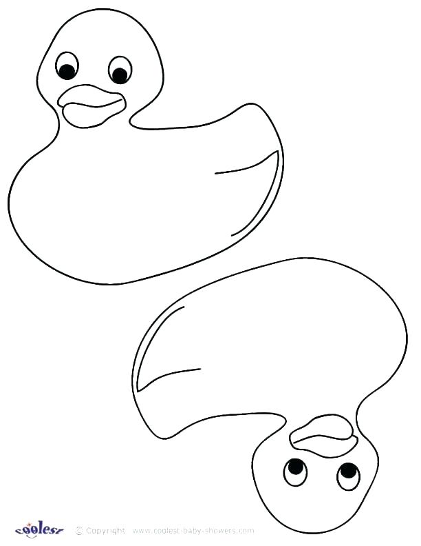 Coloring Pages Of Cute Ducks