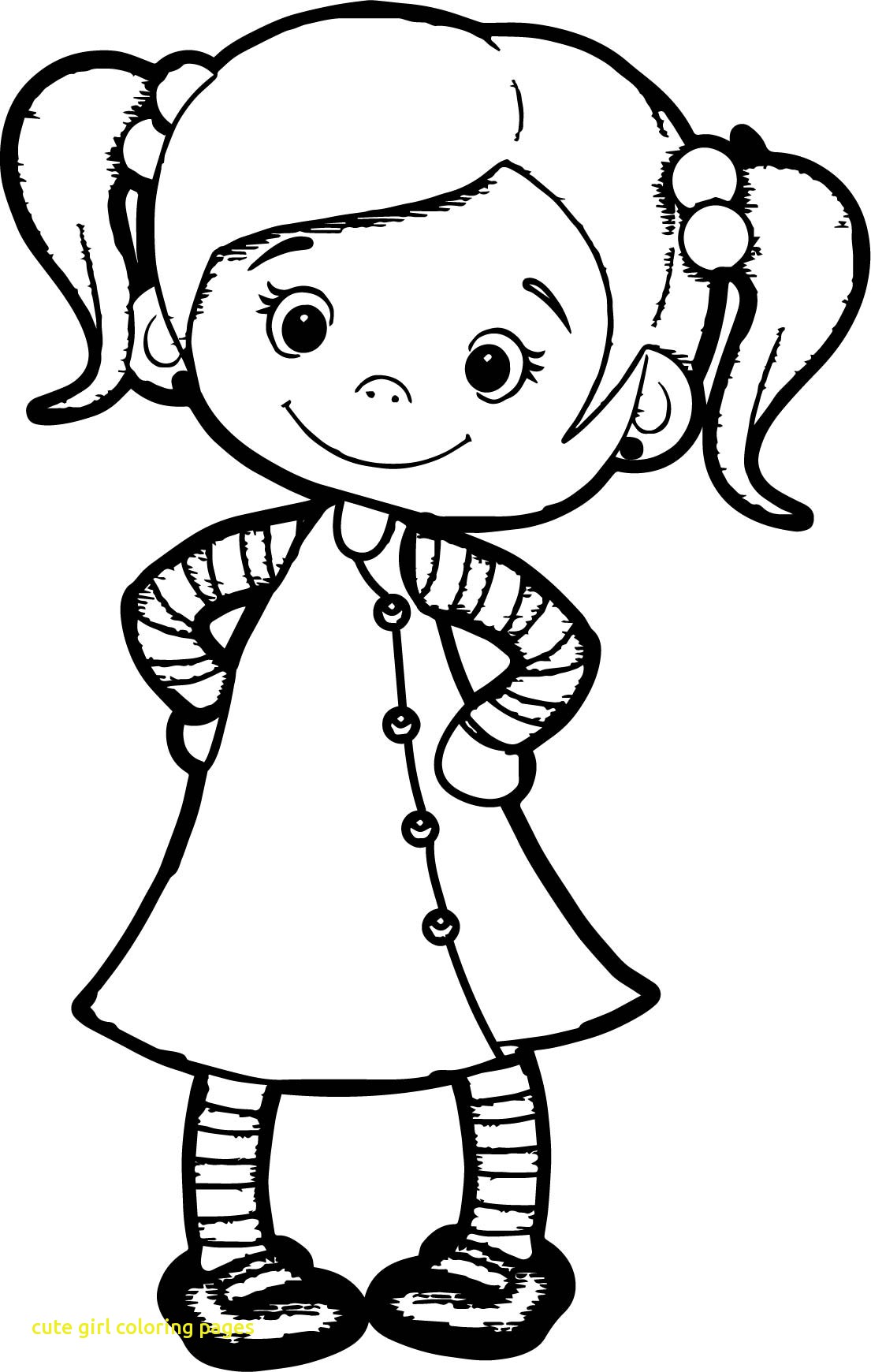 1105x1740 Cute Girl Coloring Pages With Beautiful Page